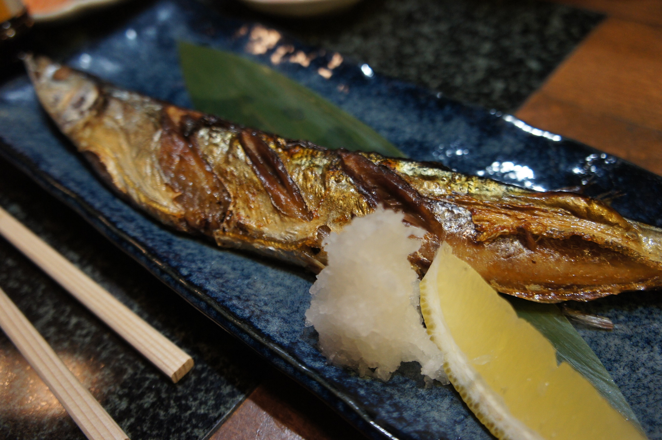 焼き秋刀魚